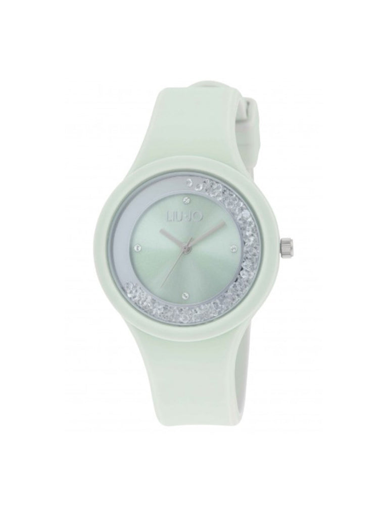 OROLOGIO DONNA SOLO TEMPO IN SILICONE VERDE MENTA LIU JO