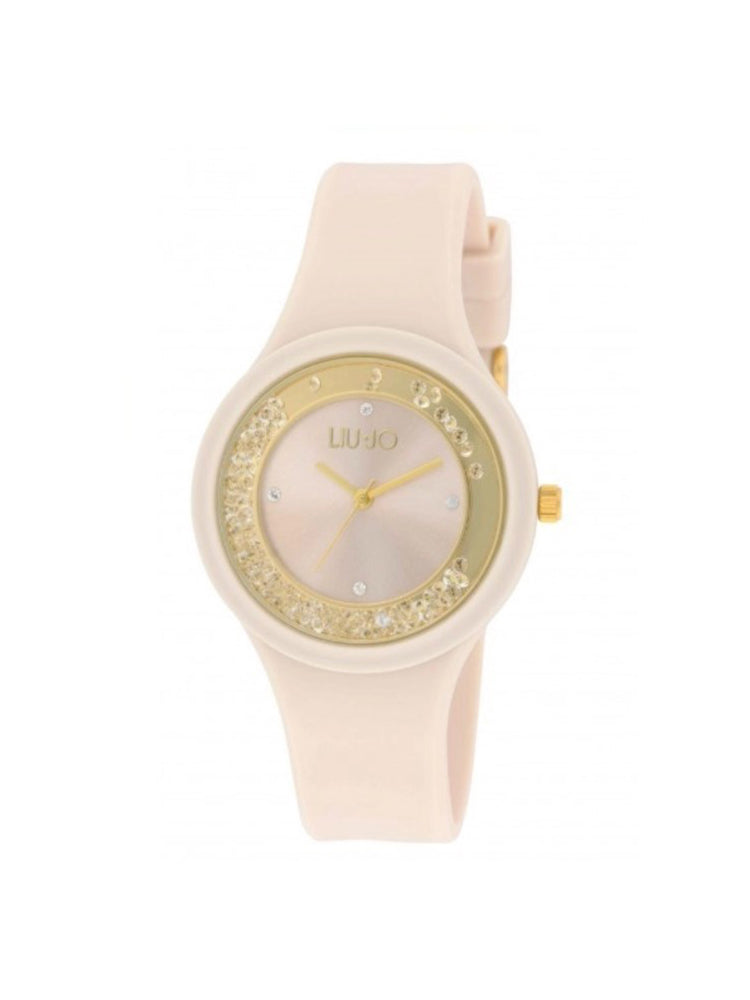 OROLOGIO DONNA DANCING SPORT IN SILICONE ROSA CIPRIA CON DETTAGLI ORO LIU JO