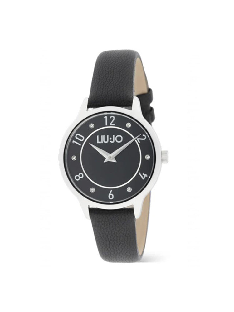 OROLOGIO DONNA SOLOT EMPO CON CINTURINO IN PELLE NERA LIU JO