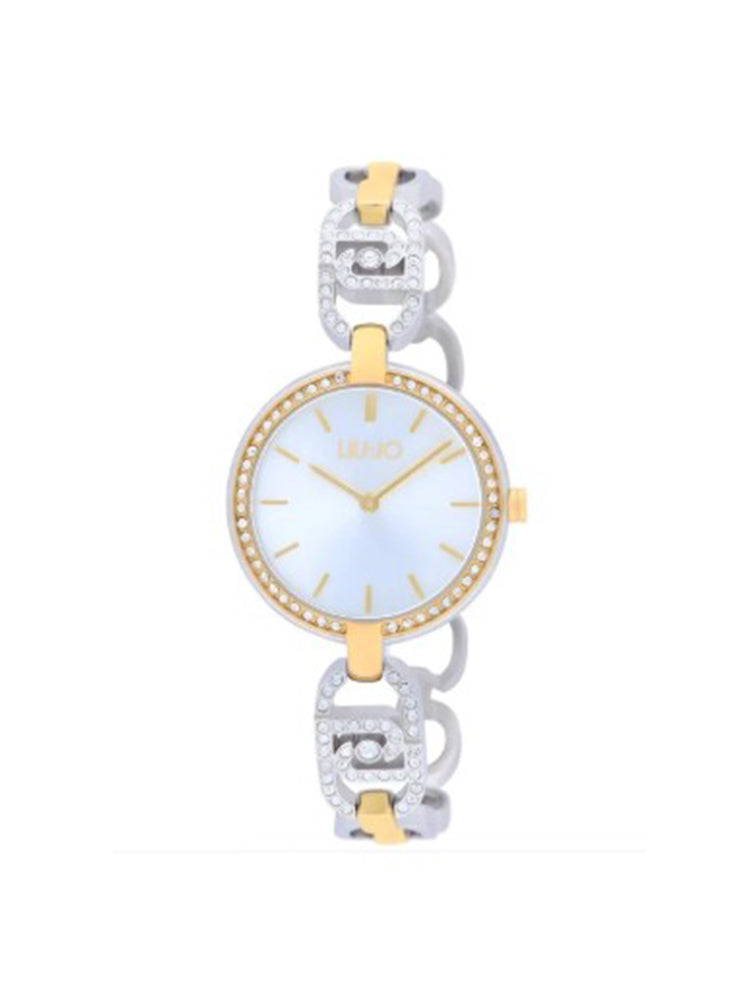 OROLOGIO DONNA IDENTITY GLARE BICOLORE ORO CON ZIRCONI LIU JO