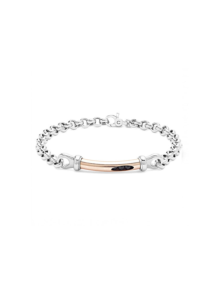 BRACCIALE UOMO, ROYAL, IN ARGENTO COMETE GIOIELLI