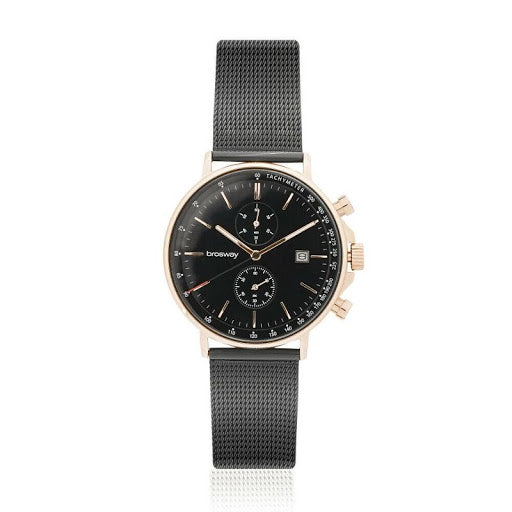 OROLOGIO UOMO CRONOGRAFO VOLANO GRIGIO BROSWAY