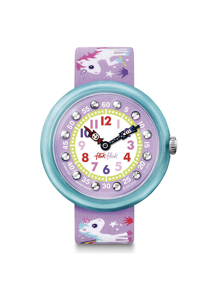OROLOGIO BAMBINA SOLO TEMPO MAGICAL UNICORN FLIK FLAK