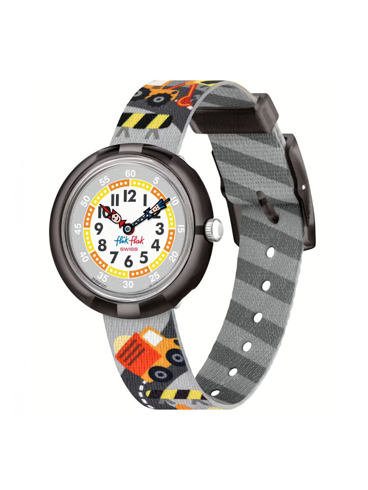 OROLOGIO BIMBO FUTURE DREAMS CON CINTURINO GRIGIO FLIK FLAK